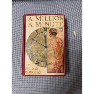 A Million A Minute Romance New York Paris Vintage Hardcover by Hudson Douglas